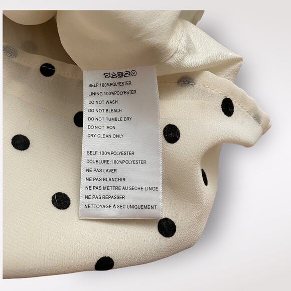 Urban Outfitters Willow Plunging Polka Dot mini Short Dress Size‎ Small - Picture 10 of 10